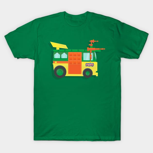 TMNT Party Van T-Shirt by JMADISON